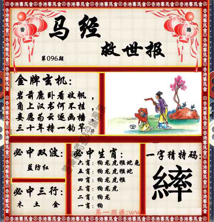 大话西游【马经救世报】自动更新
