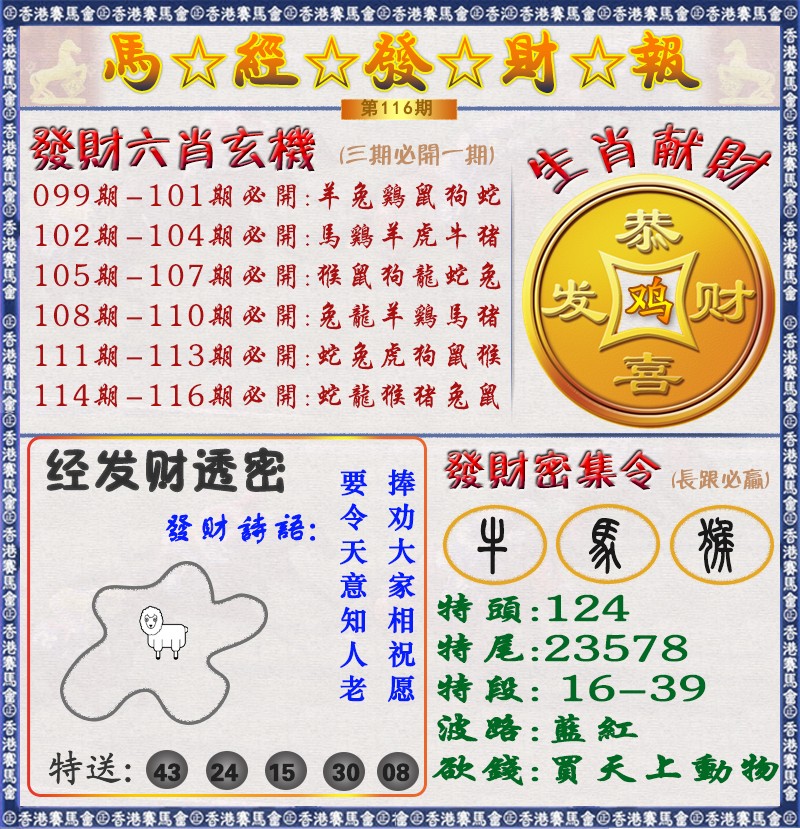 大话西游【马经发财报 】自动更新